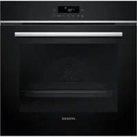 SIEMENS Pyrolyse Backofen iQ300 HB572ABS4, mit Teleskopauszug nachrüstbar, Automatische Selbstreinigung activeClean & 10 Automatikprogramme