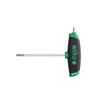 Wiha Stiftschlüssel mit Quergriff ComfortGrip TORX mit Seitenabtrieb mattverchromt - 45449