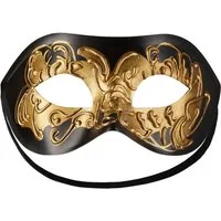 dressforfun Kostüm Venezianische Maske mit Verzierung, Elegante Halbmaske in Einheitsgröße