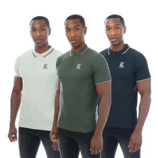 Duck and Cover - "Melports" Poloshirt für Herren (Grün/Hellgrün/Blau)