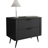 Lookway Nachttisch SCARLETT 2S mit Schubladen (1x Nachttisch), Breite: 63 cm