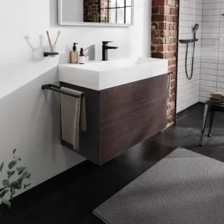 hansgrohe Xevolos E Waschtisch 61100450 100 x 48 cm, mit Hahnloch, ohne Überlauf, SmartClean, weiß