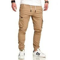 SOULSTAR Cargohose S2LOM Herren Chino Jogger Jeans Hose Stoffhose Freizeithose