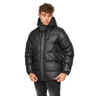 Crosshatch - "Camptor" Jacke Verkleidet für Herren (Schwarz)