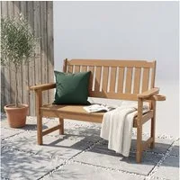 WILLIAMSPACE Bank Wetterfeste HIPS-Gartenbank mit Getränkehaltern für Terrasse & Balkon