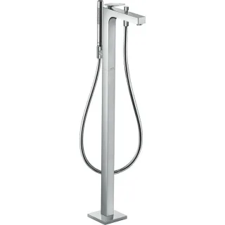 hansgrohe Axor Citterio Fertigmontageset 39471000 Wannenarmatur, bodenstehend, mit Hebelgriff, Rautenschliff, chrom