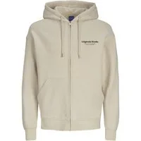 Jack & Jones Kapuzensweatjacke Sweat Zip Hood mit 3D-Schriftzug