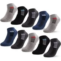 sockenkauf24 Sneakersocken 10 Paar Herren SPORT Socken Baumwolle (43-46) - 16735 WP