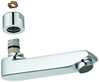 EICHELBERG Gussauslauf 440452 117mm für WT-Wandarmaturen chrom, 44045226 44045226