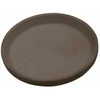 Spang Blumentopfuntersetzer Untersetzer, rund, Ø 11x1,6 cm, aus Ton in braun, 1-tlg.