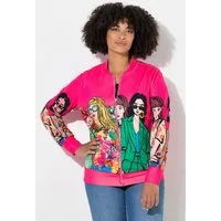 Angel of Style Kurzjacke Scuba-Blouson Relaxed Fit Frauen-Druck