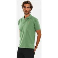 U.S. Polo Assn. Poloshirt USArrchie – Herren Classic Fit kurzarm mit Logo-Stickerei Mit Flachstrick-Kragen, Knopfleiste und elastischer Baumwollmischung