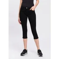 Arizona Caprijeans Ultra-Stretch extra-enger Schnitt, modischer Beinabschluss mit Schlitz