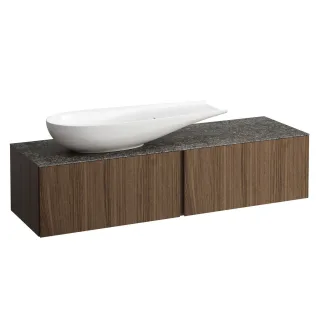 LAUFEN Waschtischunterschrank und Waschtischplatte ALESSI 500x1600x370  H4323440976301