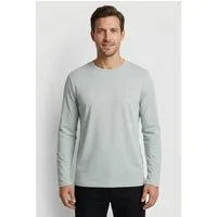 BOSS ORANGE Langarmshirt Tacks mit Markenlogo auf der Brust