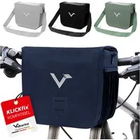 Valkental Lenkertasche Fahrradtasche vorne mit Handyfach, Klickfix-kompatibel, wasserdicht & reflektierend
