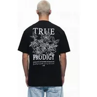 trueprodigy Oversize-Shirt Alex Logoprint Rundhals dicker Stoff