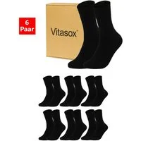 Vitasox Businesssocken Herren Business Socken 6 Paar - komfortabel und elegant (6-Paar) nahtfrei und atmungsaktiv