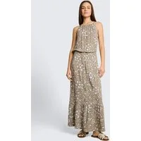 TOM TAILOR Maxikleid Kleider & Jumpsuits Maxi-Kleid aus Viskose