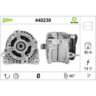 Valeo Lichtmaschine Audi Seat Skoda VW 440230
