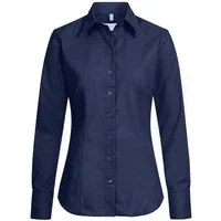 GREIFF Langarmbluse Greiff Corporate Bluse BASIC Damen OEKO TEX® pflegeleicht Marine