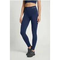 hummel Trainingstights HMLTIF SEAMLESS HIGH WAIST TIGHTS nahtloses Design, aus Polyamid und Elasthan, enge Passform