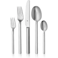 WMF Besteck-Set Alteo (30-tlg), 6 Personen, Cromargan® Edelstahl Rostfrei 18/10, Messer mit Wellenschliff