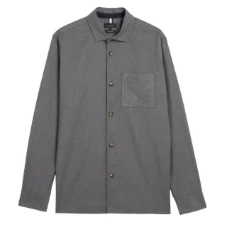 Ted Baker Gaius Oversize-hemd Aus Wollmischung, Hellgrau