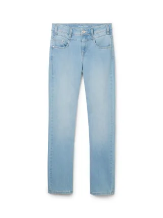 Tom Tailor - TTALEXA STRAIGHT Jeans mit recyceltem Polyester light stone wash denim - Gr. - 28/32
