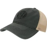 chillouts Baseball Cap Milton Hat Vintage-Look Baseballkappe mit Wappen-Stickerei