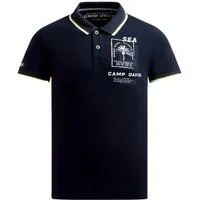 CAMP DAVID Poloshirt Poloshirt Oceanfront Kurzarmshirt mit Polokragen (1-tlg., 1)