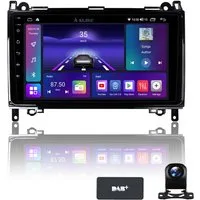 A-Sure 8-Core Android 15 Carplay Radio Für Mercedes-Benz A B Klasse W169 W245 Autoradio (Digitalradio (DAB), FM, AM, 1280*800 IPS Screen/8-Core CPU)