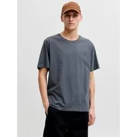 Jack & Jones T-Shirt JJECORP Herren-Tee mit figurbetonter Silhouette bedruckt, modisch, schmal, Baumwolle, Rundhals