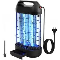 Fofile Insektenvernichter Elektrischer 18W Mückenlampe UV-Licht Mückenschutz LED Fliegenfalle, Doppelelektrogitter, für Innen, Küche, Schlafzimmer, Wohnzimmer