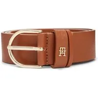 Tommy Hilfiger Ledergürtel ESSENTIAL EFFORTLESS 3,5 cm breit Damengürtel, 3,5 cm breit, casual und Jeans, ovale Einfachdornschließe