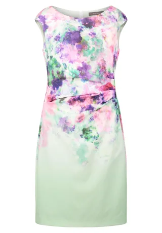 Vera Mont - Cocktailkleid green/pink - Gr. - 40