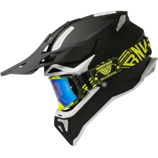 Broken Head Crosshelm BND-Stealth Schwarz + BND Battle Brille Gelb