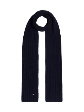 Tommy Hilfiger - Schal mit Kaschmir blau - Gr. - OS