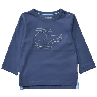 STACCATO - Langarmshirt mit Hubschrauber-Applikation midnight - Gr. - 86