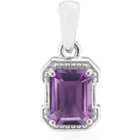 Cavill Kettenanhänger Cavill Amethyst 1,14 ct Anhänger Sterlingsilber 925, lila Elegant (1-tlg)