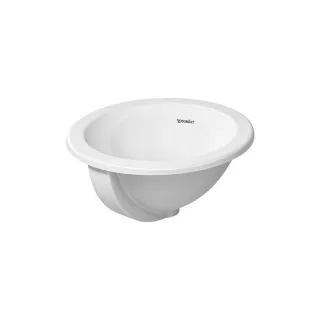 Duravit Architec Einbauwaschtisch 0318400000 Ø 40 cm, weiss, Einbau von oben