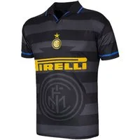 COPA Fußballtrikot COPA Retro Trikot FC Internazionale 1997-98 Away grey/black (Packung)