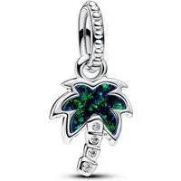 Pandora Kettenanhänger Pandora Schimmernde Grüne Palme Charm-Anhänger 793352C01 Anhänger