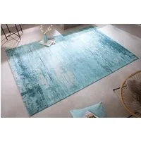 riess-ambiente Teppich MODERN ART 240x160cm türkis beige, rechteckig, Höhe: 10 mm, Used Look · Vintage Design · Wohnzimmer