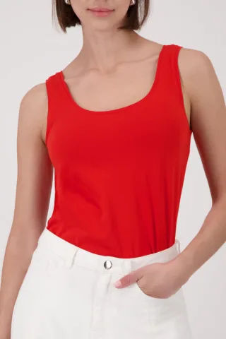 monari - Basic-Top coral red - Gr. - 42
