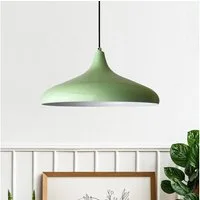 Bamyum Pendelleuchte Bamyum Pendelleuchte Durchmesser 35 cm E27 Metall Moderne Lampe, ohne Leuchtmittel