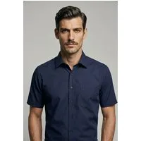 OLYMP Kurzarmhemd Luxor Businesshemd, comfort fit, New Kentkragen