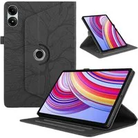 Wigento Tablet-Hülle Für Xiaomi Redmi Pad Pro 12.1 Zoll 360 Rotation Kunstleder Tasche Baum