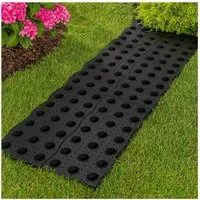 HTI-Living Trittsteine Gehwegplatten Set aus Kunststoff 4 teilig, 69x92 cm, Set, 4-St., 4 Platten, Gartenwegplatten aus Kunststoff