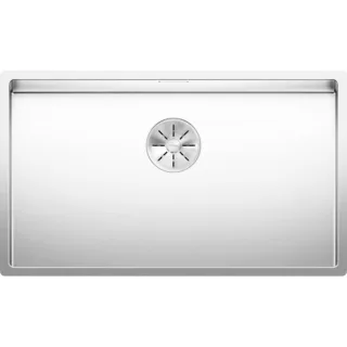 Blanco Claron Spüle 521581 700-U, 74 x 44 cm, Edelstahl Seidenglanz, ohne Ablauffernbedienung